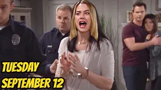 CBS The Bold and the Beautiful Spoilers Tuesday, September 12 | B&B 9-12-2023 update