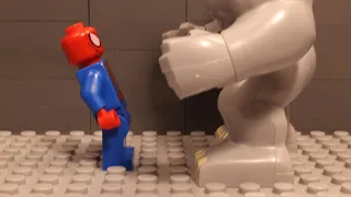 Lego Spider Man vs The Rhino