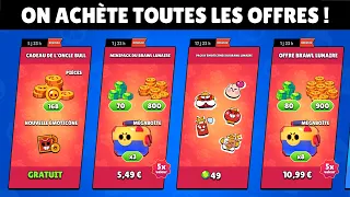 BRAWL STARS - ON ACHÈTE TOUTES LES OFFRES DU NOUVEL AN LUNAIRE !! NOUVEAU BRAWLER