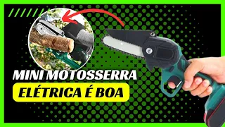 [VEJA ANTES DE COMPRAR]   Mini Motosserra É Boa | Mini Motosserra Elétrica É Boa