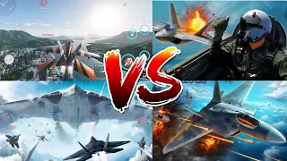 Sky Combat VS ACE Fighter VS Modern Warplanes VS Air Combat Online