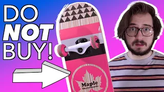 Do NOT Buy This Cheap Skateboard! (Target, Wal-Mart, Amazon Skateboard Review)