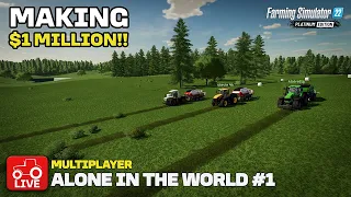 🔴LIVE! ALONE IN THE WORLD! Farming Simulator 22 [FS22] Live Stream