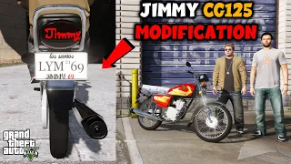 GTA 5 Pakistan | Jimmy CG125 Modification | Honda CG 125 | Urdu | MZB GAMER