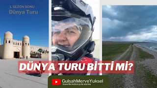 Motosikletimle Çıktığım Dünya Turunda Şimdi Ne Olacak? - Özet - Sezon Sonu S1-B33 #dünyaturu