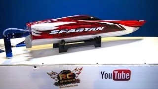 RC ADVENTURES - Unboxing a Traxxas Spartan V-Hull Boat RTR (Quick Overview)