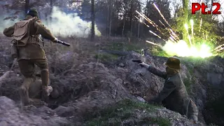 WW1 Airsoft TRENCH ASSAULT! With Fireworks! Pt.2