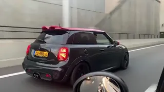 Mini JCW w/ ARMYTRIX Straight-Piped Exhaust l LOUD Pops and Crackles!