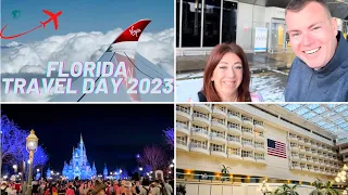 Florida Travel Day 2023! Magic Kingdom Disney World - Virgin Atlantic 🇺🇸 VS75