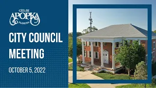 Apopka City Council Meeting October 5, 2022
