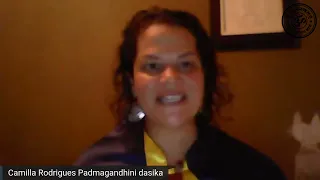23/11/22 - Yoga Sandhya - Servidora: Acharya, PadmaGandhini Dasika