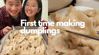 Life lately| our first time making dumplings for lunar new year, new family tradition?