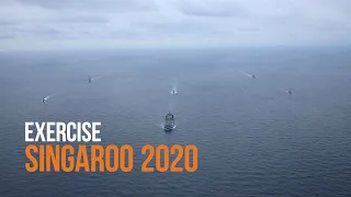 Australian Navy joins forces with Singapore on Exercise Singaroo 2020