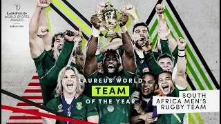 Siya Kolisi reaction | Springboks named 2020 Laureus World Team of the Year | Full speech