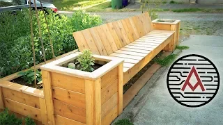 Raised Bed Planter Bench | How to | Plans