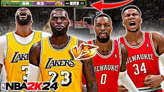 The SWEATIEST Comp Player I've Played Against... NBA 2K24 PlayNow Online ($20k Qualifiers)