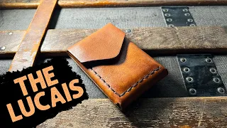 The Lucais from JJ Leathersmith is a cash carriers dream leather wallet! (Small batch handmade)