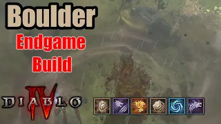 Dolmen Stone is awesome! Endgame Boulder Druid Build Guide - Diablo 4