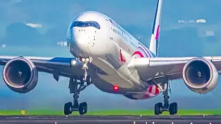 GREAT CLOSE UP Landings & Takeoffs | 767 A350 747 A340 | Auckland Airport Plane Spotting