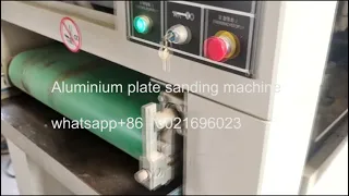 Metal surface processing machine/Aluminium plate sanding machine/Aluminium board de-burring machine