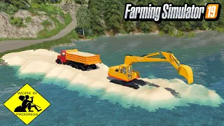 PS4/XBOX NEW EXCAVATOR FROM NMC FS19 TP PIERROT MAP PUBLIC WORKS FARMING SIMULATOR 19 MODS