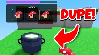 INSANE GAME BREAKING DUPE *GLITCH* INFINITE POTIONS in Roblox Bedwars