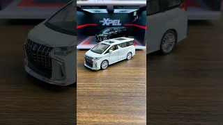 Model of Toyota Alphard white version diecast model car #diecast #modelcars #cars