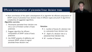 #430: Aleksey Guryanov – Efficient computation of SHAP values for piecewise-linear decision trees