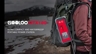 GOOLOO 180Wh Portable Power Station 50000mAh Mini Battery Backup With 100W In/Out Fast Charging