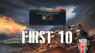 War Thunder First 10: A.C. 1 (Operation W.I.N.T.E.R. 2022)