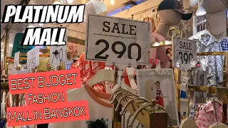 Shopping Mall Review of Platinum Fashion Mall Bangkok