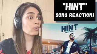 HINT (Karan Aujla) - REACTION!! | Rupan Bal, Jay Trak