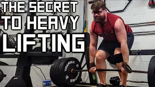 THE SECRET TO LIFTING HEAVY WEIGHT | Strongman Deadlift Session