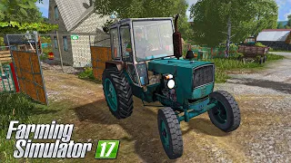 БАБУШКА ПОДАРИЛА МНЕ СТАРЫЙ ТРАКТОР ЮМЗ! РП в FARMING SIMULATOR 17