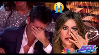 HOLY SPIRIT CAME DOWN IN THE BIGGEST STAGE AGT AFTER HE SANG (WORTHY IS YOUR NAME )SIMON IN TEARS!