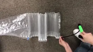 How to Inflate Air Cushion Bubble Wrap
