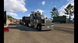 American Truck Simulator 1.49 | Peterbilt 389 Ultra Cab Sleeper | Logitech g29