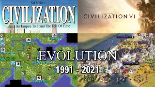 Evolution of Sid Meier's Civilization  (1991 - 2021) - PC / DOS, Windows, Mac, Amiga - strategy game