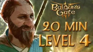 Baldur's Gate 3- Easy Level 4 in 20 mins Guide 🧙 (No Glitches)