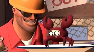 [GMOD/TF2] Engineer cooks TF2 SpyCrabs