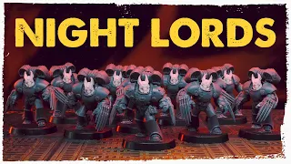 Kitbashing the best villains in Warhammer - 30k Night Lords