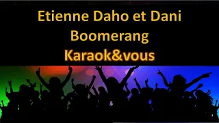 Karaoké Etienne Daho et Dani - Boomerang