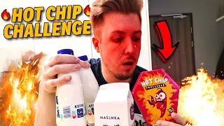 🔥Wziąłem udział w *HOT CHIP CHALLENGE* i ZJADŁEM NAJOSTRZEJSZEGO CHIPSA!