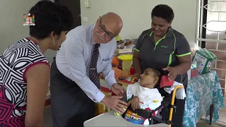 Fijian President visits Frank Hilton Organisation