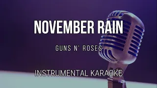 November Rain - Guns N' Roses | Instrumental Karaoke - Backing Track