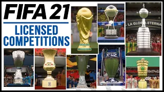 FIFA 21 | ALL 23 LICENSED COMPETITIONS ft. NEW CUPS & MORE