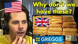 American Reacts to Greggs | British Bakery Chain