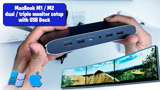 Triple 4K Display Dock for MacBook Pro.