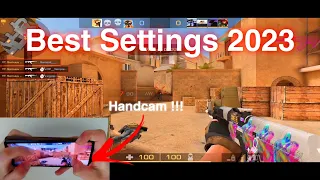 Best 3 Fingers Settings 2023 🏆🤔🔥 | Handcam + Gameplay 😃 | Standoff 2 0.23.2