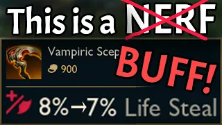 The Life Steal NERF is a BUFF?!